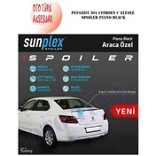 Resim Peugeot 301 Citroen C Elysee Spoiler Piano Black 
