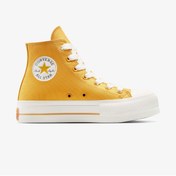 Resim Converse Chuck Taylor All Star Lift Platform Kadın Sarı Sneaker 