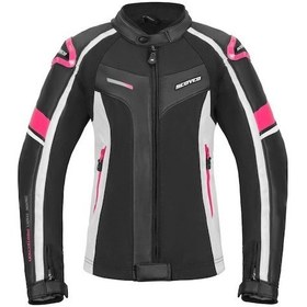 Resim Scoyco JK152W Kadın Motosiklet Montu-62418-Siyah - Pembe 