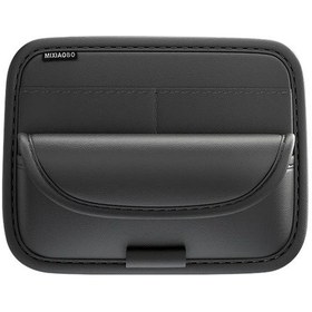 Resim Araba Güneşlik Gözlük Klip Depolama Artefakt Çok Fonksiyonlu Kart Çanta Bilet Black 