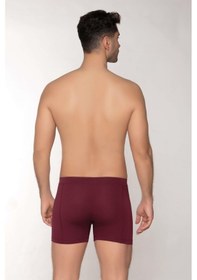 Resim Dowry Erkek Modal Boxer Gizli Lastikli Bordo Bordo 