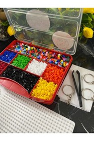 Resim Dr.Yontuç Isı Ve Ütü Ile Yapışan Boncuk Seti 3500 Adet Boncuk Montessorı Dikkat Dağınıklığı Için Etkili Boncuk 