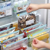 Resim 10'lu Set Yeniden Kullanılabilir Gıda Saklama Torbaları - Şeffaf, Kendinden Yapışkanlı Ziplock Torbalar Meyve, Sebze, Et & Tahıllar İçin - Mutfak Düzenleme Temel Gereçleri 