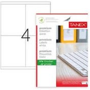Resim Tanex Tw-2304 105X140MMx100Ad.Lazer Yazıcı Etiketi 
