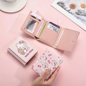 Resim Sanrio Autumn And Winter New Hot Style High Value Kt Cat Small Portable Short Coin Purse (Authorized) 