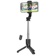 Resim More TR HOCO K17 Bluetooth Uzaktan Kontrol Selfie Çubuğu Tripod More TR
