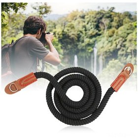 Resim Xindoker Temiz Pamuklu Mikro Çerçeveli Kamera Askısı - Yumuşak, Dayanıklı Ve Ergonomik Tasarım - Kamera Koruma Ve Stabilite Sağlar - Siyah Renk 