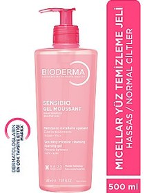 Resim Bioderma Sensibio Foaming Gel Micellar Yüz Temizleme Jeli 500 ml PUANSIZDIR 