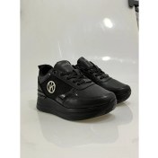 Resim 2927 Wickers-3 Siyah-Füme Hafif Dolgu Bayan Spor Ayakkabısı 