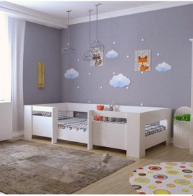 Resim Herseycik Ninnimo Montessori Mdf Karyola M5- Y 1018 Beyaz 