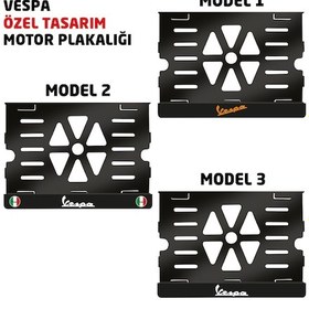 Resim Plakalıkhane Vespa Plakalık 