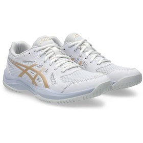 Resim Asics Upcourt 6 Unisex Voleybol Ayakkabısı Krem 