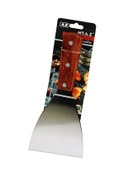 Resim Eğik Ağızlı Metal Spatula - Ahşap Saplı 5023 