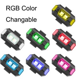 Resim Greathings 1 Adet 7 Renk 30 Mod Bisiklet Motor Drone Çakar Lamba, Bisiklet Işığı, Motor Drone Aksesuar Işık 