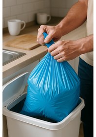 Resim Premium Büyük Boy Çöp Poşeti 65x80 Cm 3x10 Adet Ev Mutfak Banyo İş Ofis Avantajlı Ekonomik Paket 