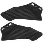 Resim Didadodo Motosiklet Kaporta Ön Aerodinamik Kanatçıklar Karbon Fiber Ön Cam Kaporta Kanadı H2-6r Cbr650r Altın, Yeni Tasarım Altın 