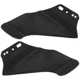 Resim Didadodo Motosiklet Kaporta Ön Aerodinamik Kanatçıklar Karbon Fiber Ön Cam Kaporta Kanadı H2-6r Cbr650r Altın, Yeni Tasarım Altın 