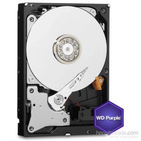 Resim WD Purple 6TB Intellipower Sata 3.0 64Mb 3,5" Güvenlik Diski 7x24 (WD60PURX) 