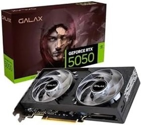 Resim GALAX GeForce RTX 5050 1-Click OC V2 8GB GDDR6 128 Bit DLSS 4 Ray Tracing Ekran Kartı 55NSL8MHDXRE 