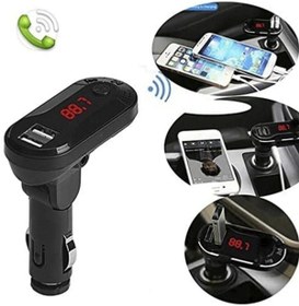 Resim Elioure Tüm Araç Ve Telefonlara Uyumlu Universal Bluetooth Fm Transmitter Araç Içi Usb Şarj Soketi 