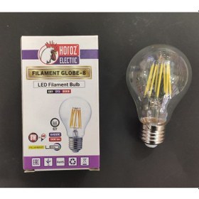 Resim Horoz Led Ampul Flament 8W 6400K E27 