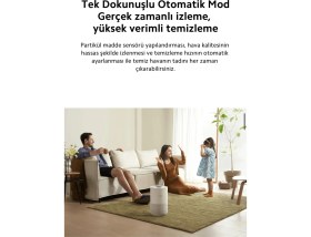 Resim Xiaomi 48M² Bebek ve Çocuk Odası Güvenlikli Masaüstü Hava Temizleyici Ultra Sessiz ve Taşınabilir Alerjik Filtreli 