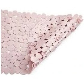 Resim Banyo Duş Küvet Kaydırmaz Paspası Bath Mat Vantuzlu 34x68cm Kahverengi 
