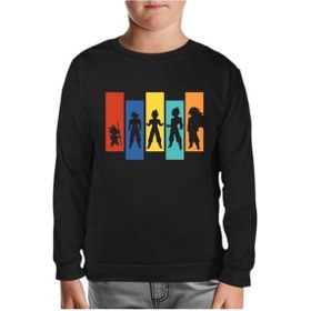 Resim Dragon Ball - Fusion Siyah Çocuk Sweatshirt 