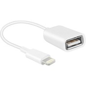 Resim Lightning To USB Camera Adapter JH-0514 - Beyaz Apple Lightning Micro USByi girişe çevirir