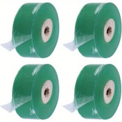 Resim 4 Adet Kendinden Yapışkanlı Bitki Aşılama Bandı - Bahçe Fidanlığı, Ağaç Dalları ve Fideler için Esnek Şeffaf PVC Çiçekçilik Filmi Bant | Dayanıklı, Araç Gerektirmez, Hava Koşullarına Dirençli 