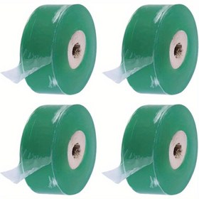 Resim 4 Adet Kendinden Yapışkanlı Bitki Aşılama Bandı - Bahçe Fidanlığı, Ağaç Dalları ve Fideler için Esnek Şeffaf PVC Çiçekçilik Filmi Bant | Dayanıklı, Araç Gerektirmez, Hava Koşullarına Dirençli 