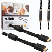 Resim Hdmi Kablo 60 Metre S'link Slx 2760 1.4V Çipsetli Çift Filtr 