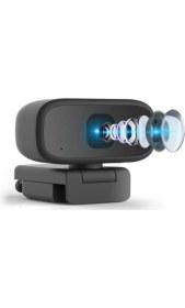 Resim Pazariz Full Hd B17 Web Kamera 1080P Uzaktan Eğitime Uygun Mikrofonlu Bilgisayar Kamerası 