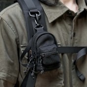 Resim Kompakt Oxford Kumaş Anahtar ve Kulaklık Düzenleyici Çanta - Nefes Alabilen, Dayanıklı Mini Çanta, Ayarlanabilir Askı ile, Sikkelere, Kulaklıklara ve Günlük Kullanıma Mükemmel, Kulaklık Taşıma Çantası|Gündelik Stil Çanta|Güvenli Depolama Çözümü 