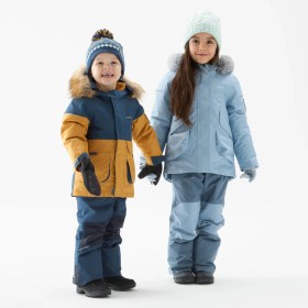 Resim Decathlon Quechua Çocuk Su Geçirmez Mavi Outdoor Pantolon - Sıcak Tutan Özellikli Erkek Çocuk Beden 3-4 Yaş SH500 Mountain 