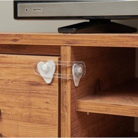 Resim Gondol 2'li Dolap Kilidi - Beyaz ( 1 ADET ) 