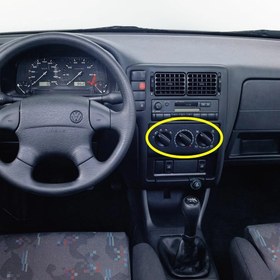 Resim VW Polo Classic 1996-1999 Kalorifer Kumanda Paneli Düğmeleri 6N0819045 
