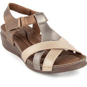 Resim Muya Simbole Anatomik Taban Kadın Sandalet 33209-3580-STAN 