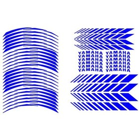 Resim Yamaha Reflektör Mavi Yamaha Racing Şerit 