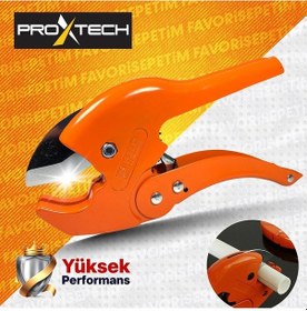 Resim Profesyonel Keskin Pvc-ppr Plastik Boru Kesme Makası 42mm Strong 