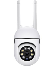 Resim Akıllı Güvenlik Kamerası 1080p Hd Ev Kamerası Gece Görüşü Hareket Algılama 350 Eğim Bebek Hayvan Yaşlılar İçin 