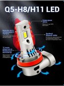 Resim Wu Pin Pai Led Farlar Q5 H11,56w,2 Adet 407336053 