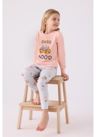 Resim Rolypoly Kız Çocuk Uzun Kol Pijama Takım A.somon-1725 SOMON 