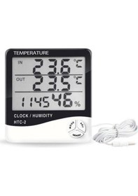 Resim Oda Termometre Higrometre Hava Istasyonu Sıcaklık Nem Ölçer 