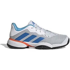 Resim Adidas GW4972 Barricade Çocuk Gri Tenis Ayakkabı adidas