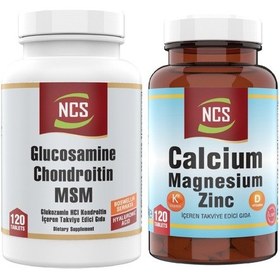 Resim Ncs Glukozamin Kondroitin Msm 120 Tablet Kalsiyum 120 Tablet 