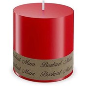 Resim Bozkurt Kütük Mum - 7x7 cm 