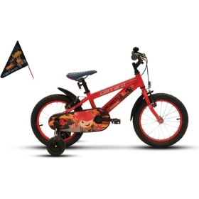 Resim Carraro Monster Erkek Çocuk Bisikleti 220H V 16 Jant Kırmızı Gri Siyah 