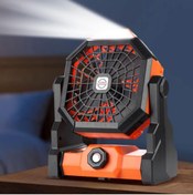 Resim TTT Mini Şarjlı Ledli Kare Fan 