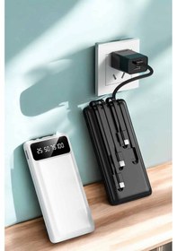 Resim Powerbank 20.000 Mah Dijital Göstergeli Lcd Ekran Uzun Pil Ömrü Çok Renkli 